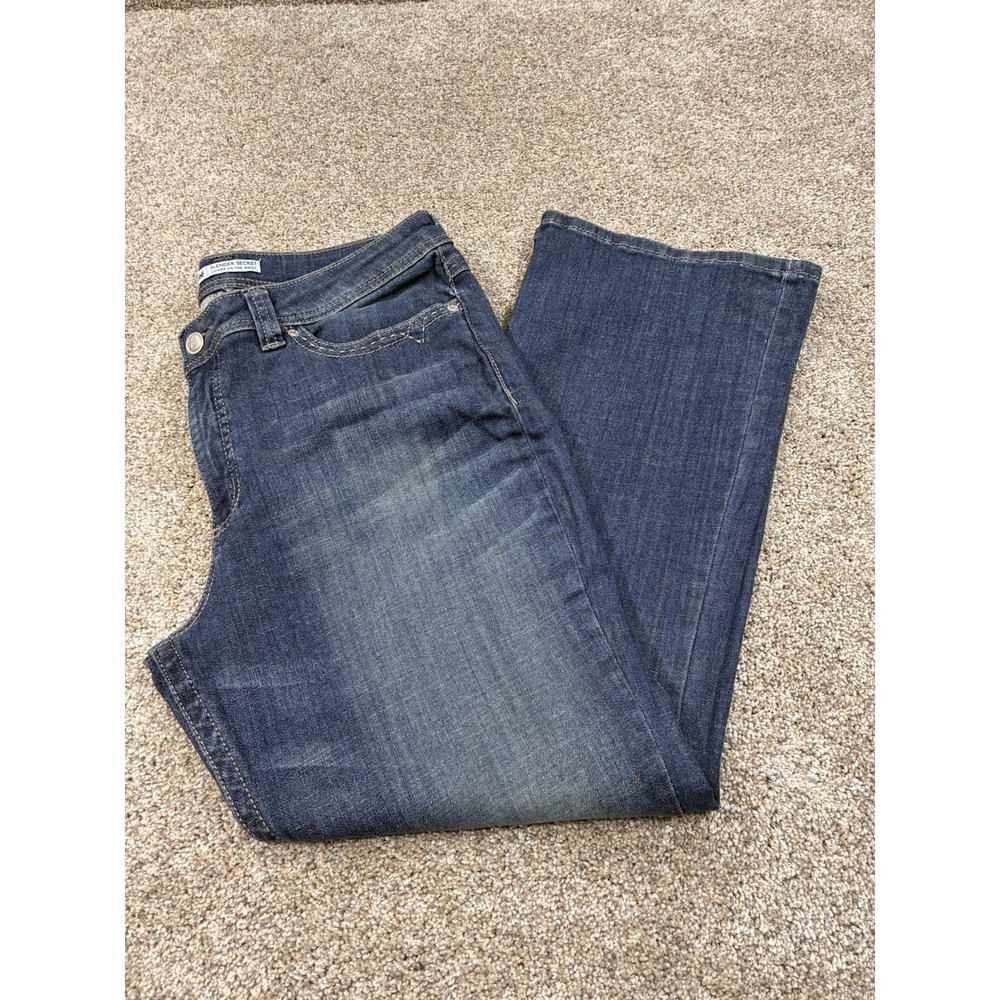 New Lee Slender Secret Bootcut Jeans Women's 18S Denim Pants #0078